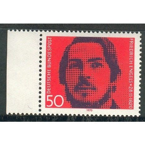 Germany 1970 - SG1566 - 150th Birth Anniversary of Friedrich Engels (unused)