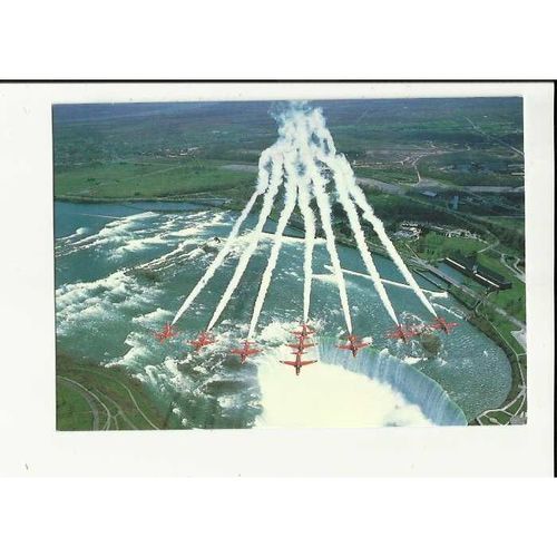 473 Aviation THE RED ARROWS Postcard by Skilton