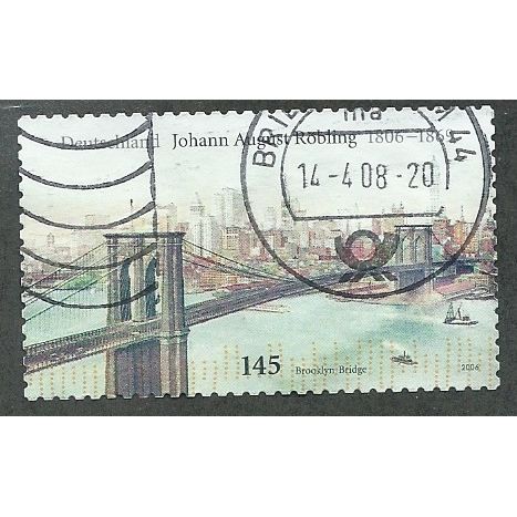 GER 2006 €1.45 (S/A) 'BROOKLYN BRIDGE ,NYC' FINE USED (EBID51-249)