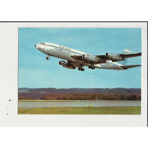 Aviation EL AL BOEING 720B Postcard by Friedli (908)