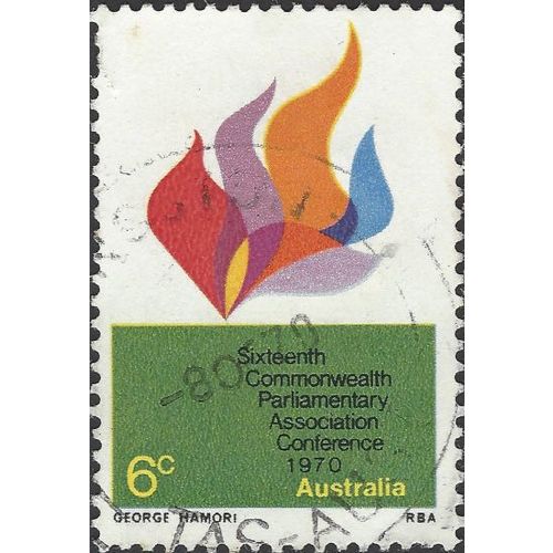 AUSTRALIA, Parliamentary Association Conference, green 1970, 6c, #2