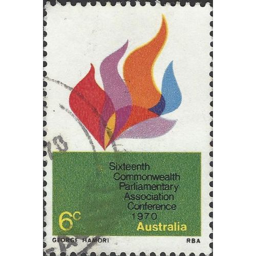 AUSTRALIA, Parliamentary Association Conference, green 1970, 6c, #4