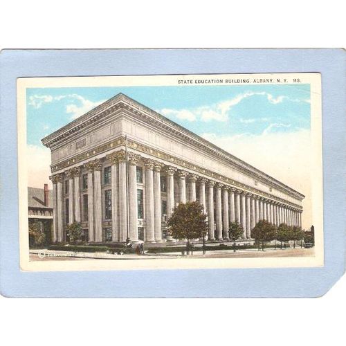 New York Albany State Education Building Street Scene Intersection ny_box2~378