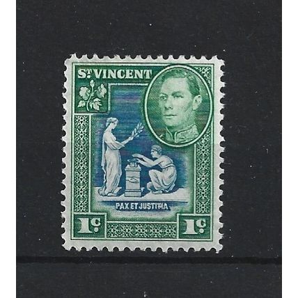 St Vincent.SG164 1c Blue and Green.Mounted Mint.Jun24a
