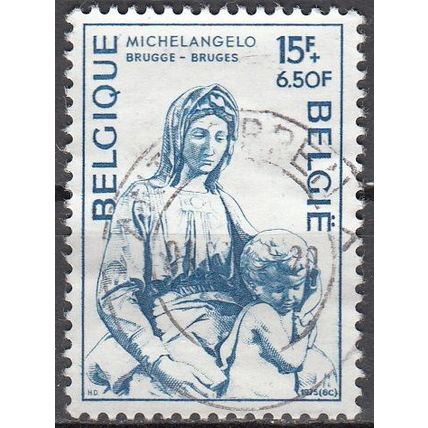 Belgique 1975 Michel 1813 O Cote (2008) 1.30 € Michel-Ange La Vierge et l'Enfant