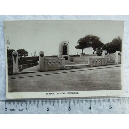 vintage postcard Plymouth War Memorial ref.2