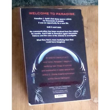 David Wellington Paradise-1 TPB ARC Trade Printers Proof
