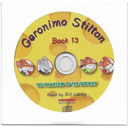 Audio Book on CD Geronimo Stilton Book 13 The Phantom of the Subway © 2004 Used