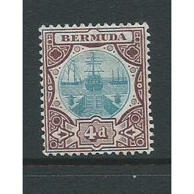 bermuda stamps sg42 hm sg 42 multiple crown ca