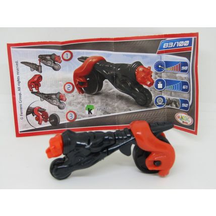 Kinder Surprise Toy FF142 Sprinty Animal Racers Tiger 2014 - With Insert
