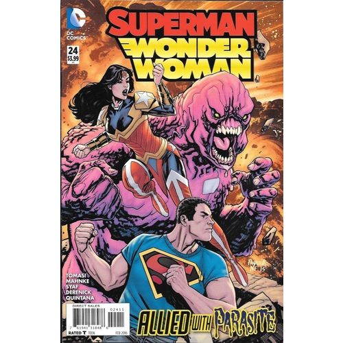 Superman/Wonder Woman (2013) #24 DC Comics PARASITE "Power Hungry"