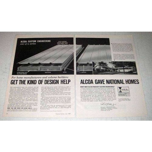 1959 Alcoa Aluminum Ad - Design Help National Homes
