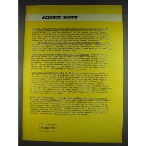 1978 Hughes Ad - Tactical Systems and Satellites
