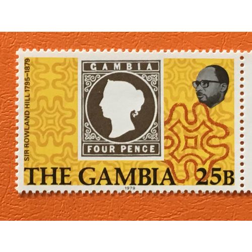 Gambia 1979 Rowland Hill 25b 1849 4d Unmounted Mint NHM SG 417 Sc 395 stamp