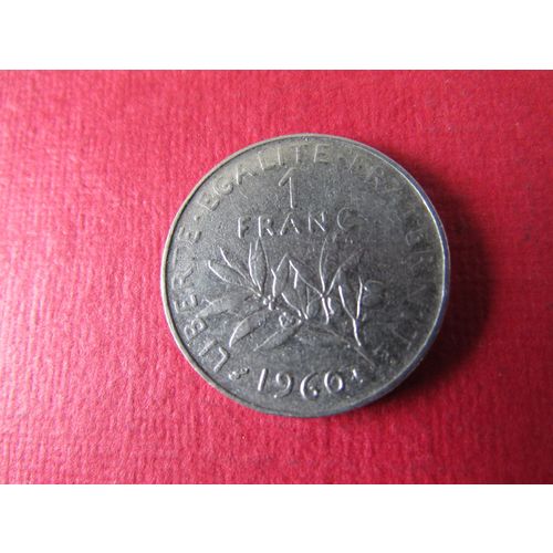 1960 FRANCE ONE FRANC FREE POST. (ed) o P