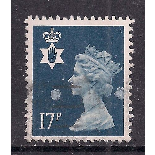 Northern Ireland GB 1990 17p Deep Blue Machin SG NI 44 (C298 )