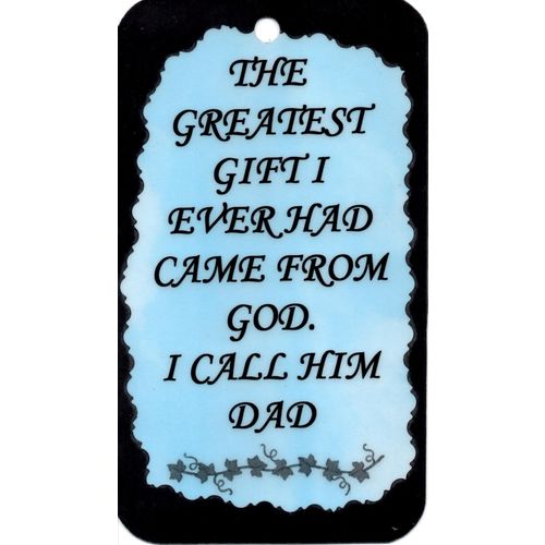 2088 Inspirational Sign Gift From God I Call Him Dad Magnet Family Gift