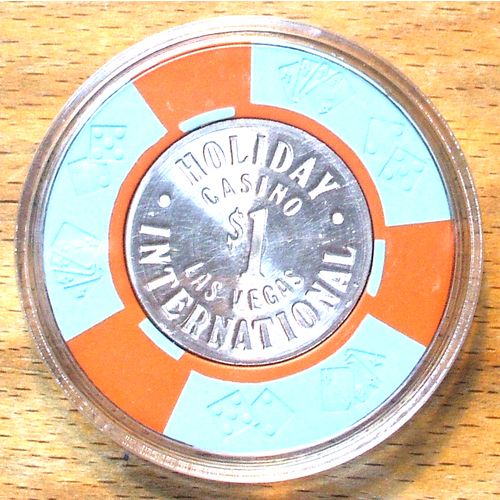 Holiday International $1. CASINO CHIP - 1977 - Las Vegas, Nevada