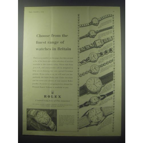 1954 Rolex Watches Advertisement - Oyster Perpetual, P.58, P.54, P.3a, P.41