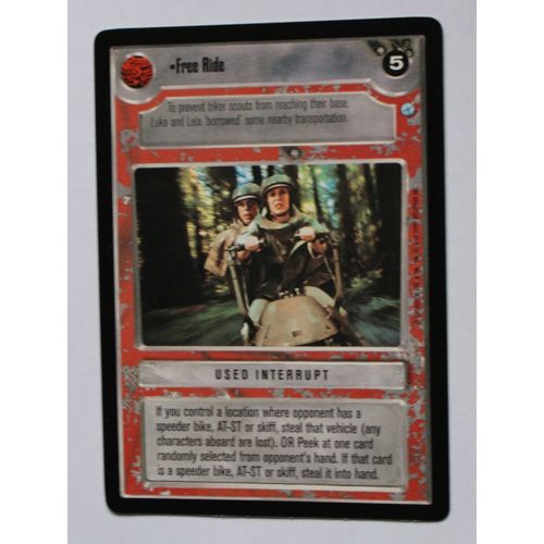 Star Wars CCG: Endor Limited # Free Ride (A) light 1999 decipher