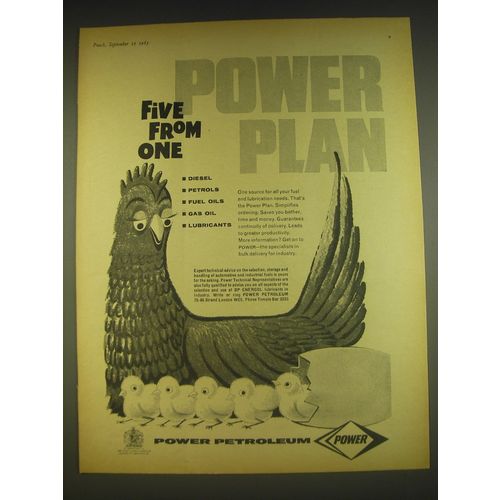 1963 Power Petroleum Advertisement