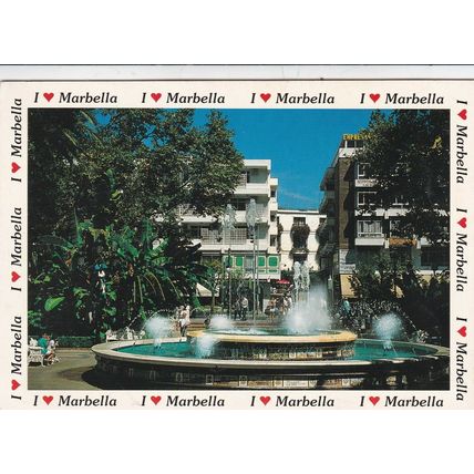 Marbella Fuente Alameda Spain Postcard used VGC