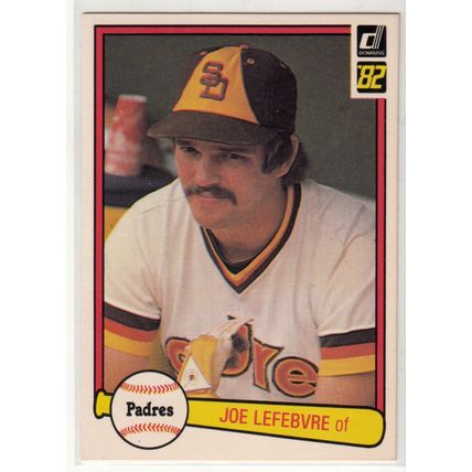 1982 Donruss baseball card 373 Joe Lefebvre