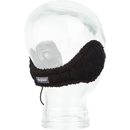 Degrees Cable Knit Audio 3.5mm cable Headphone Ear Warmer - Black
