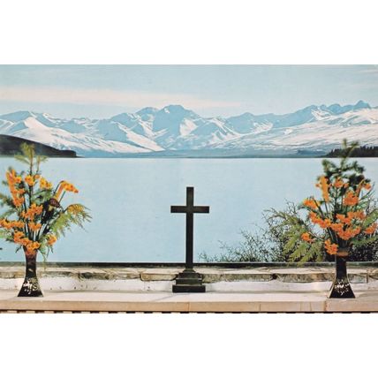 Church Of The Good Shepherd Lake Tekapo New Zealand Postcard