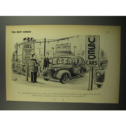 1952 Cartoon by Syd Hoff - One hundred and forty -nine
