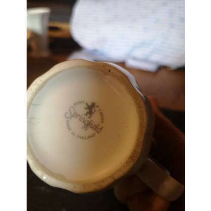 Fine Bone China Springfield Mug With Floral Design