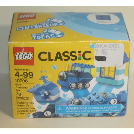 2017 Lego Classic #10706 Blue Creativity Box - Sealed