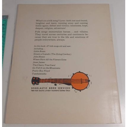 Folksong Festival 47 Favorites to Play & Sing Irwin Silber Paperback 1967 good