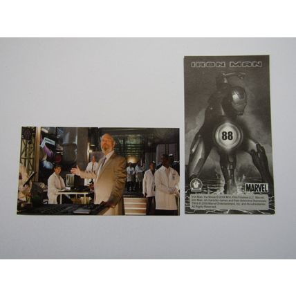 Marvel - Iron Man The Movie 2008 - Preziosi Sticker Drop-down Choice (e18)