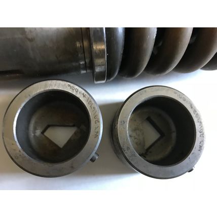 2 WILSON PUNCHES/ DIES & TURRETS, CUSTOM SHAPE WT 2016701, 2016702,AX
