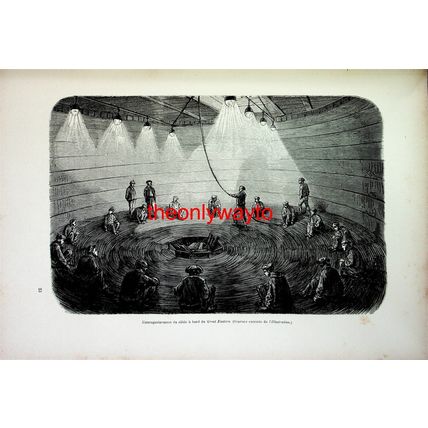 Storage Of Transatlantic Cable, Great Eastern, Book Illustration (Print), 1895
