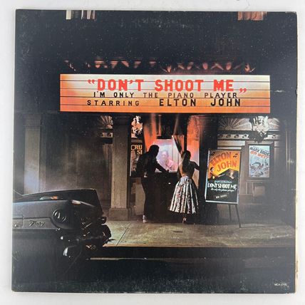 Elton John Dont Shoot Me Im Only The Piano Player Vinyl LP Record Album MCA-2100