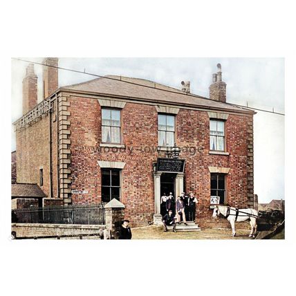 ptc1537 - Yorkshire - Men outside The Lord Raglan Hotel, Castleford - print 6x4