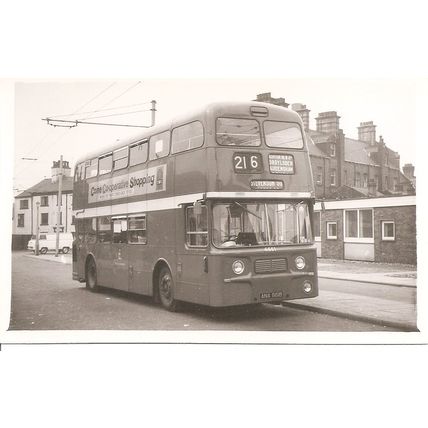 Black & White Photograph of Manchester Corporation Transport - ANA 661B