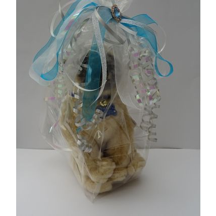 Akita 12" toy dog, just as it is, personalised, gift wrapped, 3 options