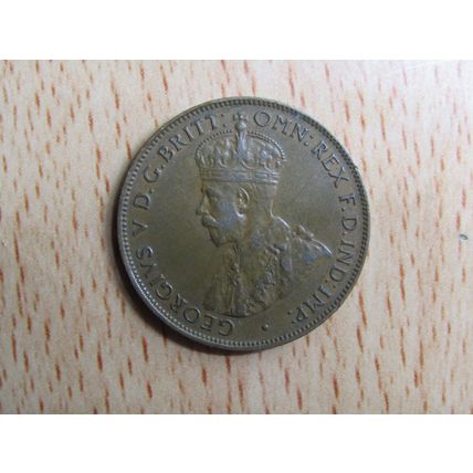 Australia 1934 1/2d Half Penny Coin