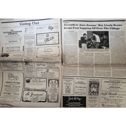 The Villager - 4 issues, 1978-79. New York City, Greenwich Village Newspaper