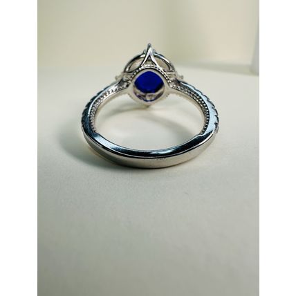 Bomb Party Sz10 Revealed BP Ring Fashion Jewelry RBP Radiant Blue Rhodium P
