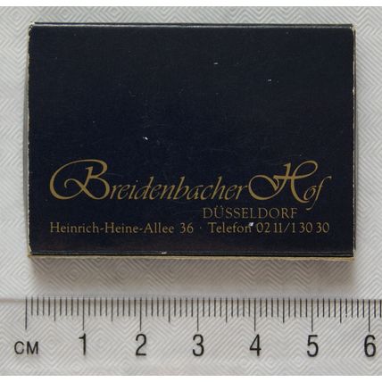 Matchbox - Breidenbacher Hof, Dusseldorf