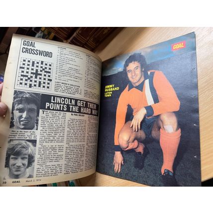 GOAL MAGAZINE #283 2 MAR 1974 UK FOOTBALL MAG - LEEDS STRIKE FORCE COVER (LL)
