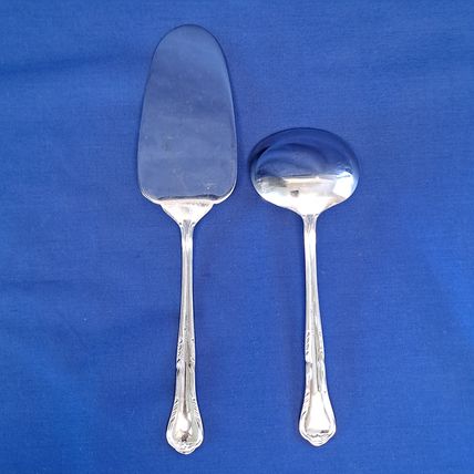 Stainless Steel CAKE & ICE CREAM Serving SET Spoon Knife Cutter Pie Server