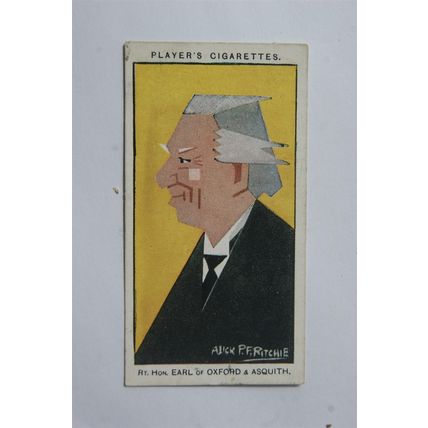 1926 Players Straight Line Caricatures 44 Rt. Hon. Earl of Oxford and Asquith