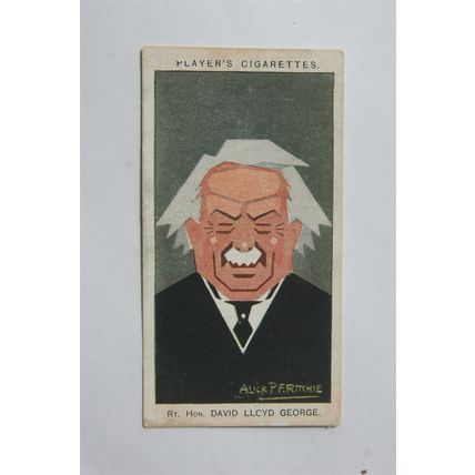 1926 Players Straight Line Caricatures 37 Rt. Hon. David Lloyd George