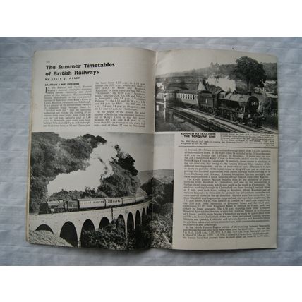 1956 Trains Illustrated by Ian Allan, Vol. IX, No. 7, July
