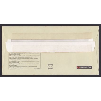 Australia: 1990 Postage Prepaid Envelope. Ref: S0672